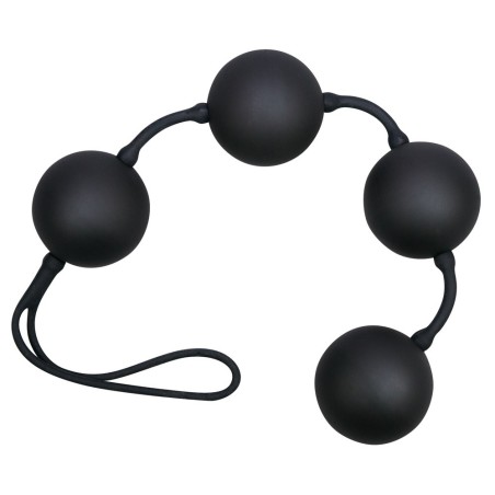 Boules Anales Velvet – 23 x 3,5 cm – Noires