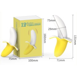 Gode Vibrant Hola Banana – 8 x 3 cm