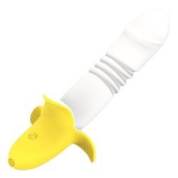 Gode à Poussée Banana Thrust – 13 x 3,3 cm