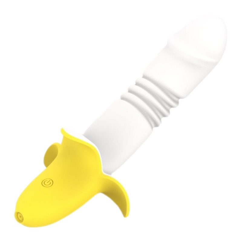 Gode à Poussée Banana Thrust – 13 x 3,3 cm
