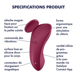 Stimulateur de Clitoris Sexy Secret – Panty Vibrator Satisfyer