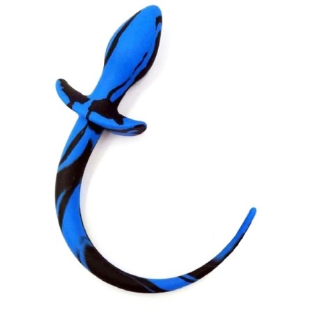 Plug Queue de chien – Noir & Bleu