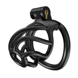 Cage de chasteté Tortille S – Noire