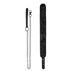 Collier et Laisse Luxury – Noir