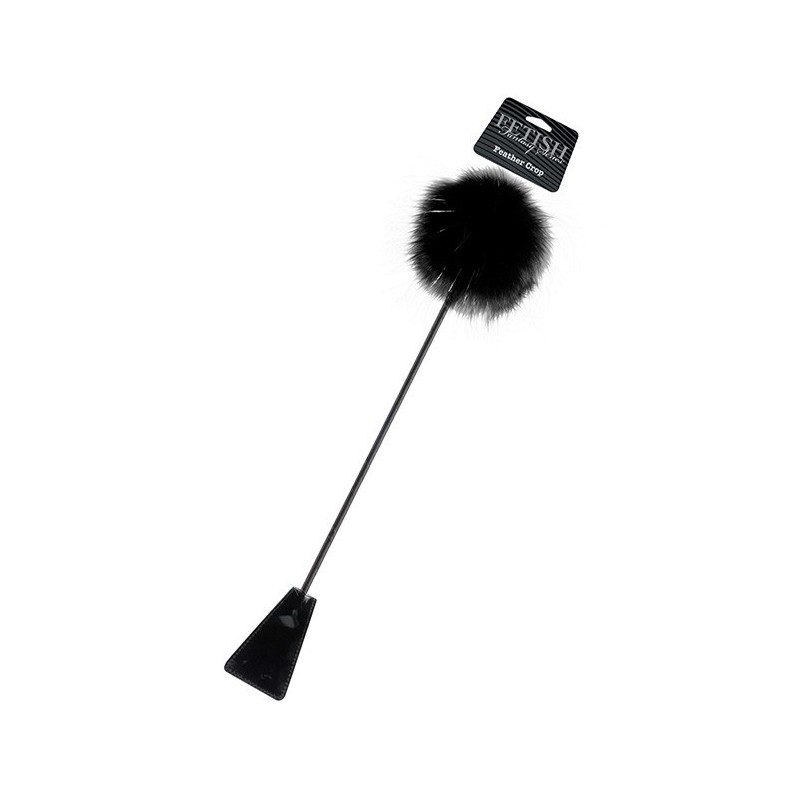 Cravache Feather Crop Noire 50 cm – Pipedream