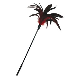 Plumeau – Rouge & Noir – 57 cm