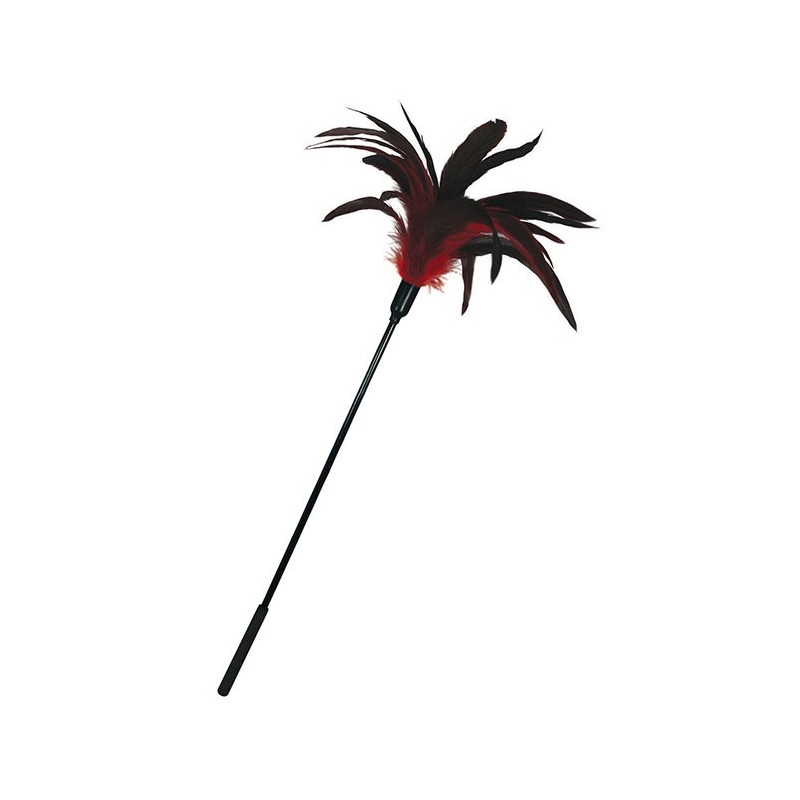Plumeau – Rouge & Noir – 57 cm