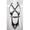Harnais Combi Punk Breast – Noir