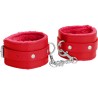 Menottes de poignet Plush – Rouge