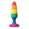Plug en Silicone Rainbow – 10 x 2,8 cm
