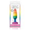 Plug en Silicone Rainbow – 10 x 2,8 cm