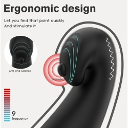 Plug Vibrant et Sac à Bourses Rapteus – 11 x 3 cm – Anneau 30 mm