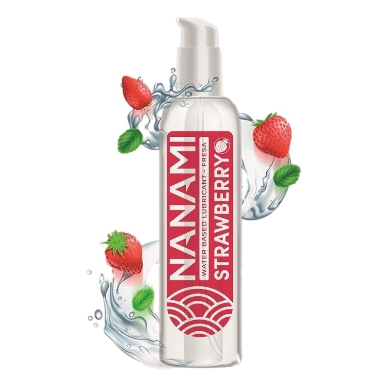 Lubrifiant aromatisé –  Fraise – NANAMI 150 ml
