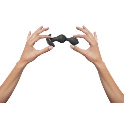 Plug Vibrant Twinny Bud – 10,5 x 3 cm – Noir