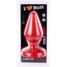 Plug Classic XXL I Love Butt – 20 x 9 cm – Rouge