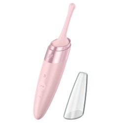 Stimulateur Twirling Delight Satisfyer – 17 cm – Rose